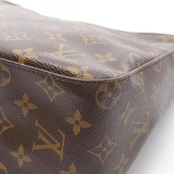 LOUIS VUITTON Brown Monogram Leather Looping MM Shoulder Bag - Picture 10 of 10
